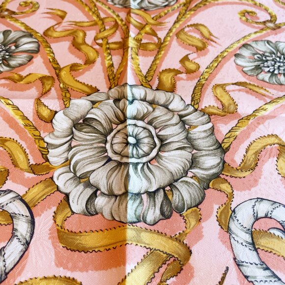 Vintage Hermès Silk Scarf "Jouvence" by Leïla Menchari - Picture 8 of 15